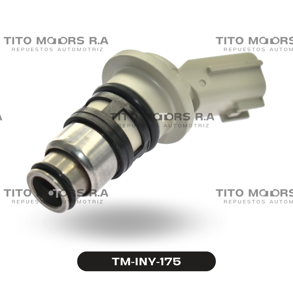 Inyector de Gasolina Nissan Qashqai / X-Trail / Pulsar / Note / Tiida / March - Renault Mégane IV / Scénic IV / Kadjar (1.6 L; 4 holes; enchufe largo ovalado) - TM-INY-175 / 16600-41B00