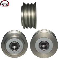 Polea de Alternador de Nissan NP300 / Navara / D23 (Mod. 2015-2018) / Frontier (Clutch; Sistema BOSCH; Canales: 7; Alto: 69 mm; Diametro Cuerpo Ex.: 64.8 mm; Diametro Cuerpo Int.: 63.2 mm; Diametro Int.: 17 mm) – TM-PLALT-008 / VK-28960 / POL-28960