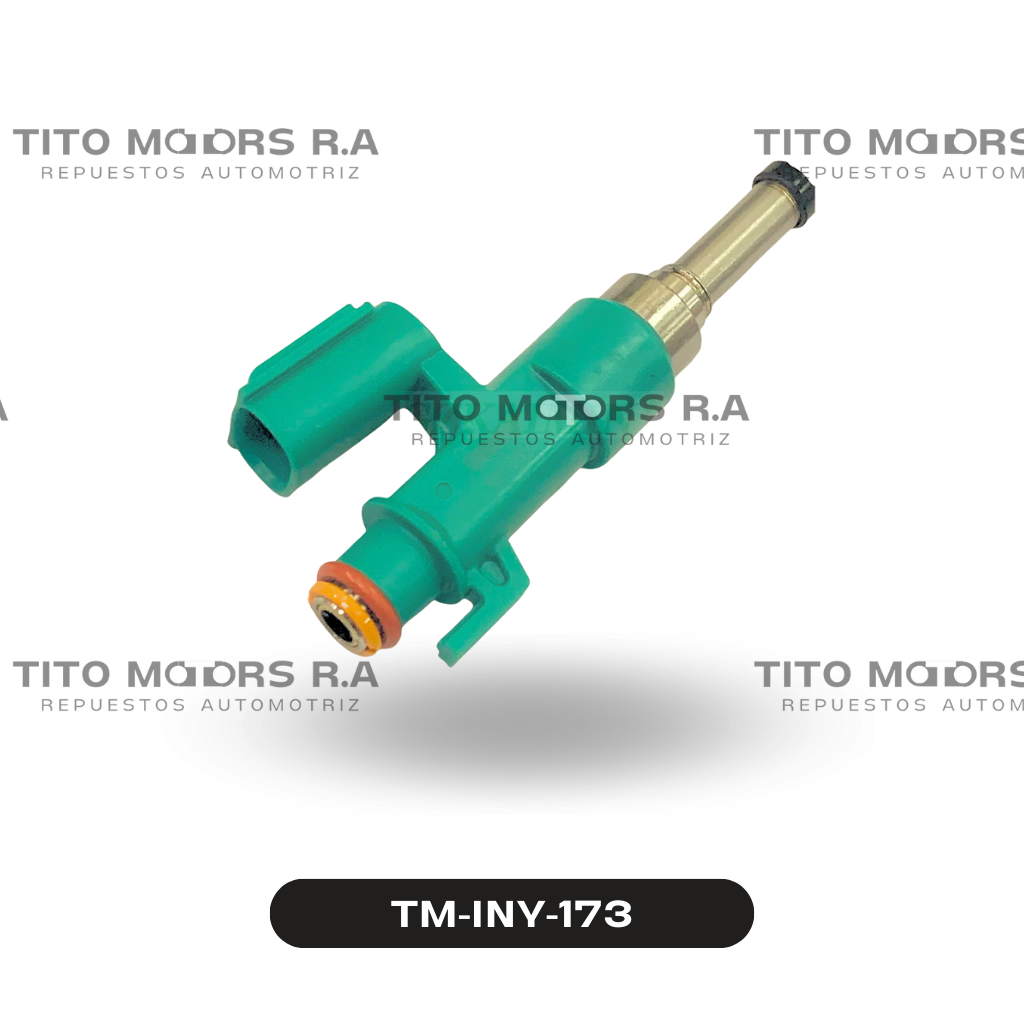 Inyector de Gasolina Toyota 1ZZ-FE - Toyota Corolla (Mod. 2000-2008) / Celica (Mod. 2000-20005) / Matrix / Pontiac Vibe / MR2 Spyder (1.8 L; 10 holes; enchufe vertical ovalado) - TM-INY-173 / 23209-29165