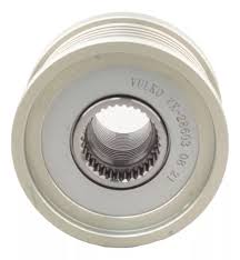 Polea de Alternador de Nissan Tiida / X trail (Clutch; Sistema Mitsubishi; Canales: 6; Alto: 39 mm; Diametro Cuerpo Ex.: 63.5 mm; Diametro Cuerpo Int.: 50 mm; Diametro Int.: 17 mm) – TM-PLALT-005 / VK-28603 / POL-28326