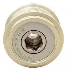 Polea de Alternador de Toyota Vigo / Hilux (Clutch; Sistema DENSO; Diesel; Canales: 7; Alto: 43 mm; Diametro Cuerpo Int.: 58 mm; Diametro Int.: 15 mm) – TM-PLALT-009 / 28625-VK / POL-26318