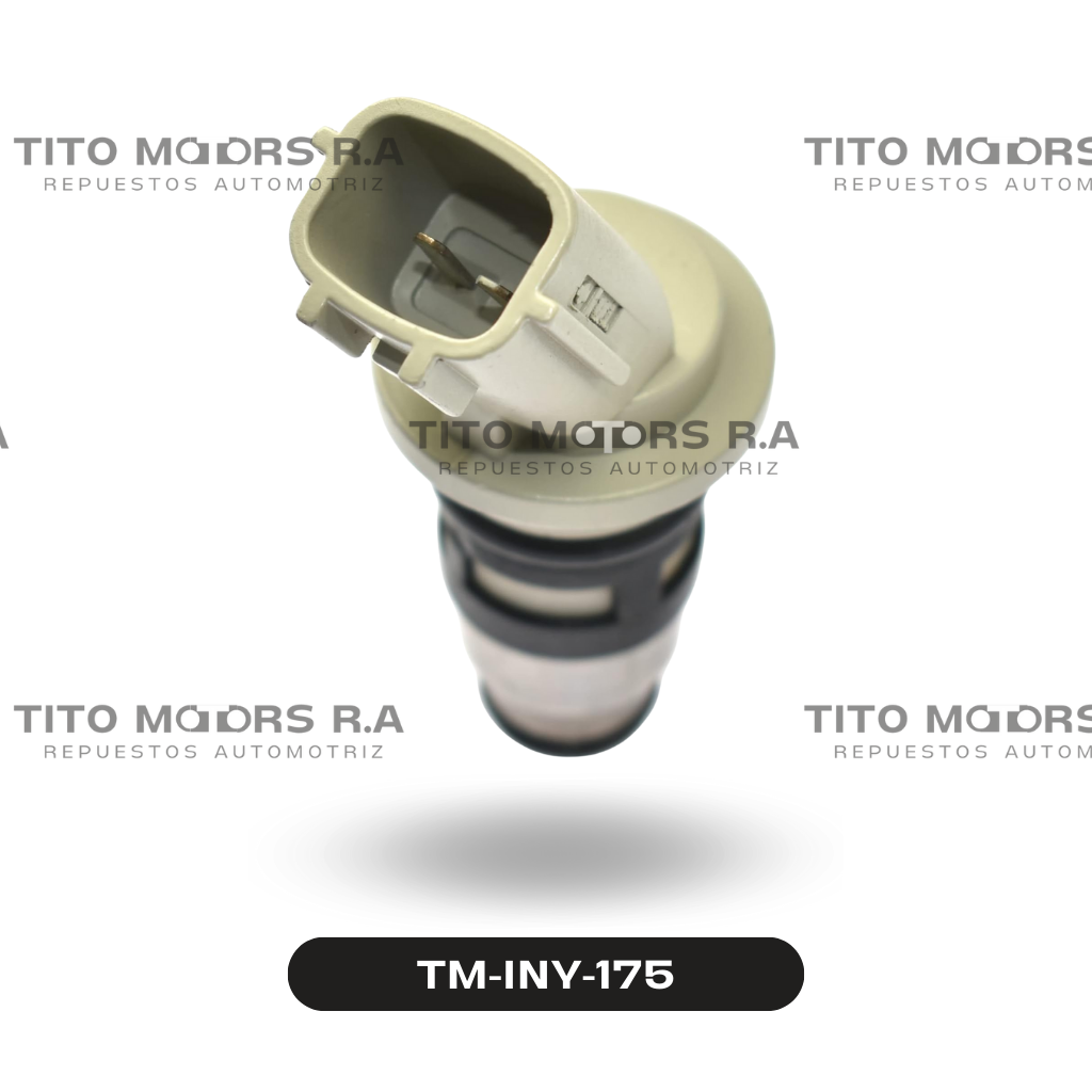 Inyector de Gasolina Nissan Qashqai / X-Trail / Pulsar / Note / Tiida / March - Renault Mégane IV / Scénic IV / Kadjar (1.6 L; 4 holes; enchufe largo ovalado) - TM-INY-175 / 16600-41B00