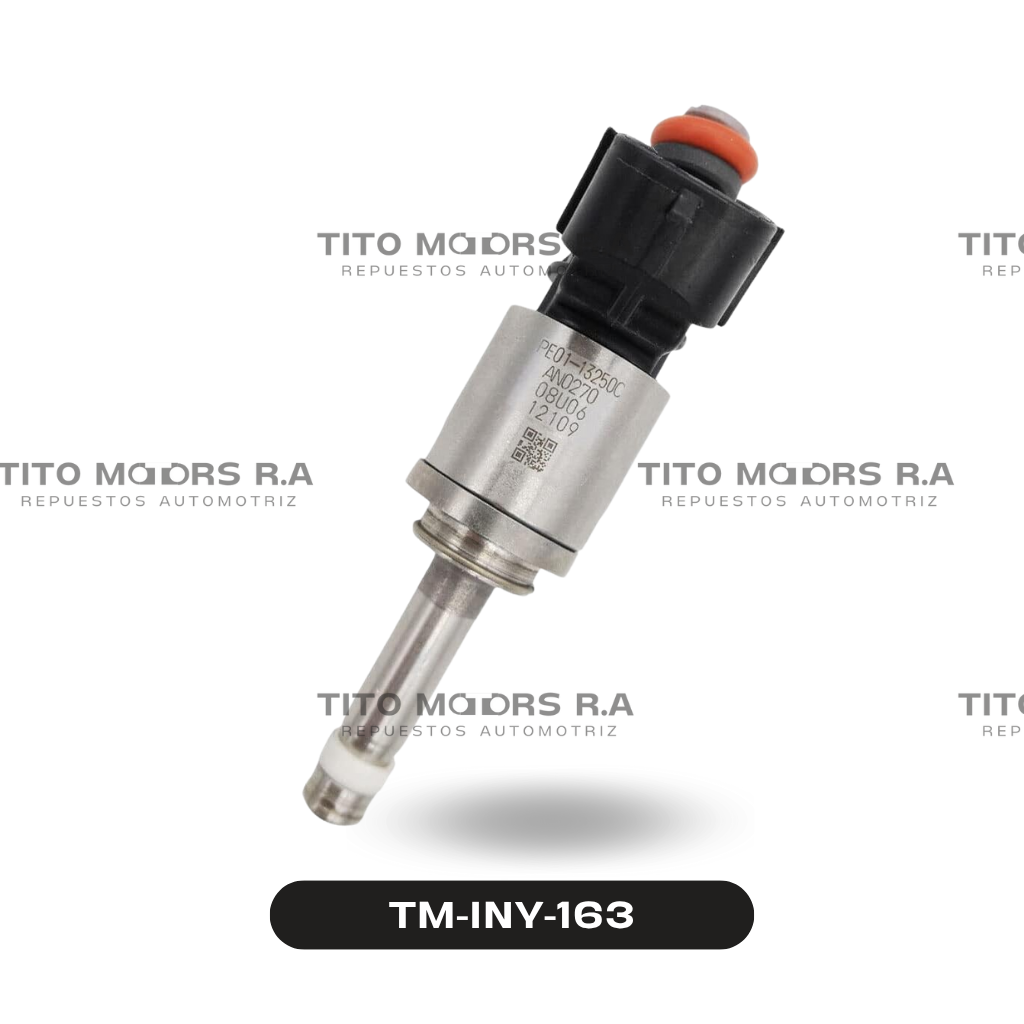 Inyector de Gasolina Mazda 3 (Mod. 2012-2013) / Mazda CX-5 (Mod. 2012-2013) (2.0 L; enchufe corto ovalado) - TM-INY-163 / PE0113250C
