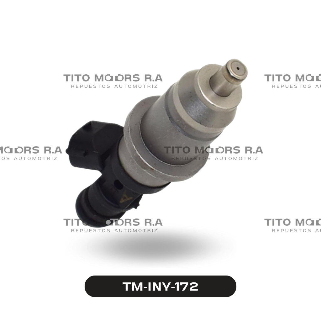 Inyector de Gasolina Mitsubishi Carisma 1.8 (GDI; Mod. 2000-2006) / Shogun / Pajero / Delica / Space Wagon (GDI; 2.0/2.4/3.5) - Mitsubishi 4G93 (1 holes; Enchufe corto ovalado) - TM-INY-172 / E7T05071