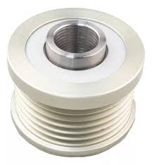 Polea de Alternador de Nissan Tiida / X trail (Clutch; Sistema Mitsubishi; Canales: 6; Alto: 39 mm; Diametro Cuerpo Ex.: 63.5 mm; Diametro Cuerpo Int.: 50 mm; Diametro Int.: 17 mm) – TM-PLALT-005 / VK-28603 / POL-28326