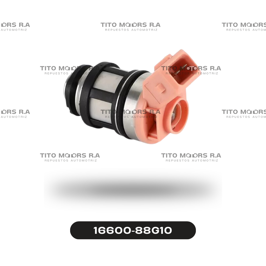 Inyector de Gasolina Nissan D21 / VG30 - Nissan Pathfinder / Terrano (Enchufe Cuadrado) – TM-INY-053 / 16600-88G10