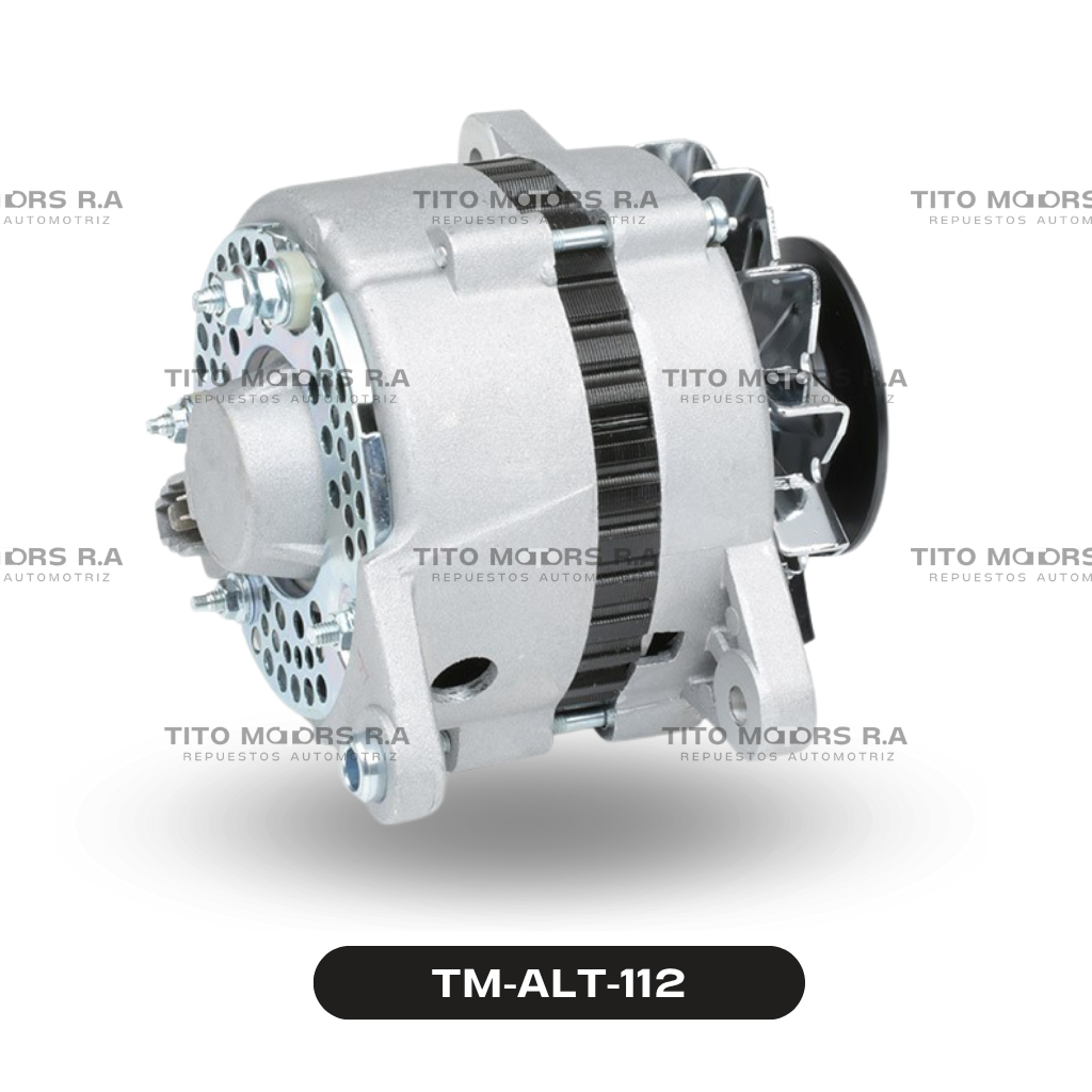 Alternador Toyota 20R/22R - Toyota Carina / Celica / Corolla / Corona / Pickup L4 (12 V; 45 AMP; Regulador Exterior, 3 Pines; Mod. 1969-1974) – TM-ALT-112