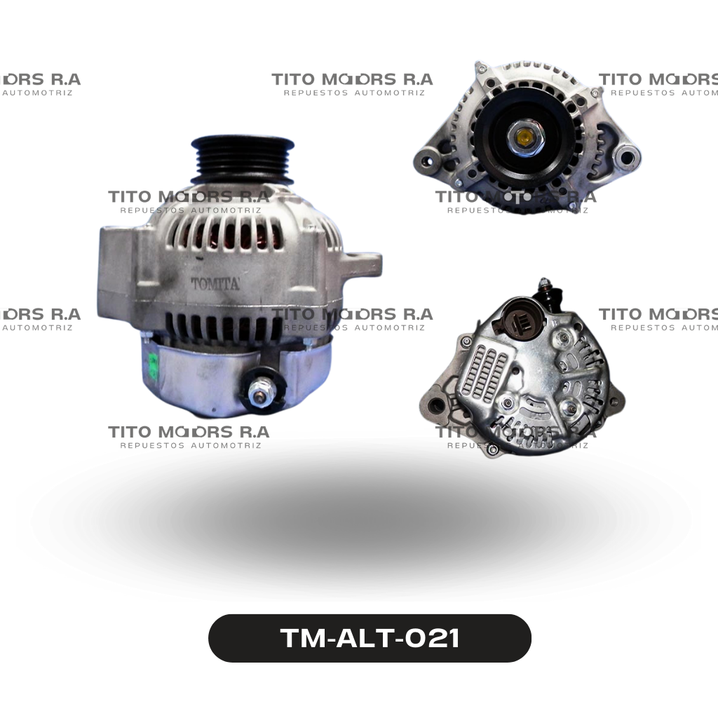 Alternador Toyota 4A / 5A (12 V; 65 AMP; Enchufe Redondo) – TM-ALT-021