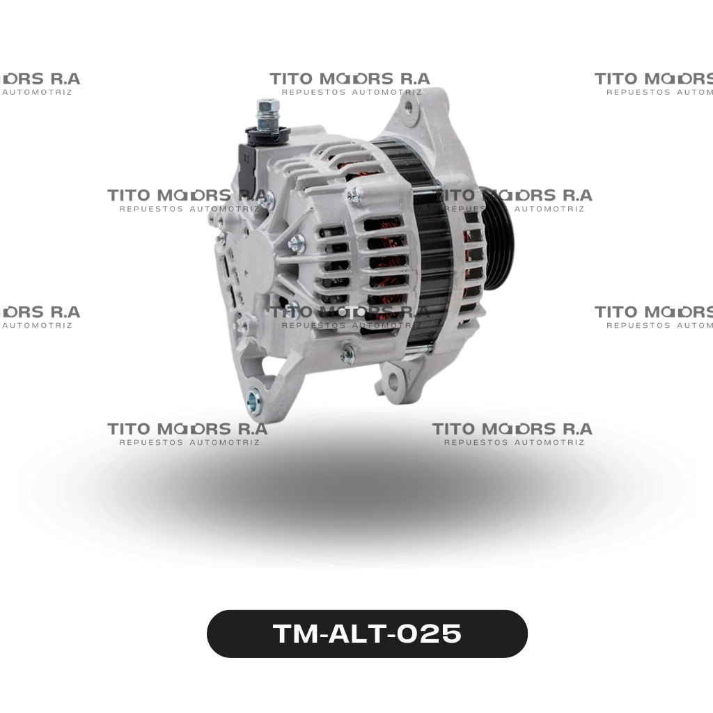 Alternador Nissan K24 / GA15 / QG15 / B14 USA - Nissan Sunny / Datsun / Frontier (12 V; 80 AMP; c/Bomba de vacío) – TM-ALT-025
