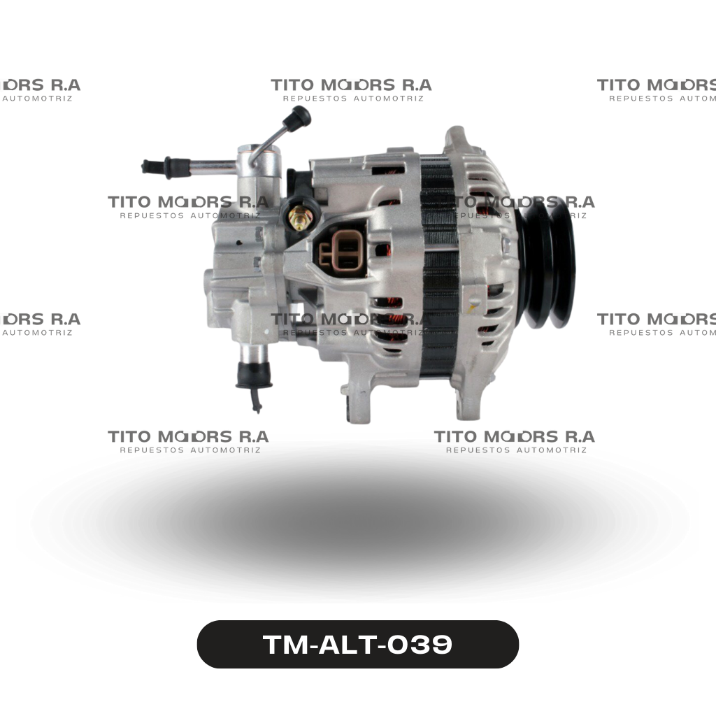 Alternador Mitsubishi 4D56 (12 V; 90 AMP; Doble Polea; 2 Pines) – TM-ALT-039