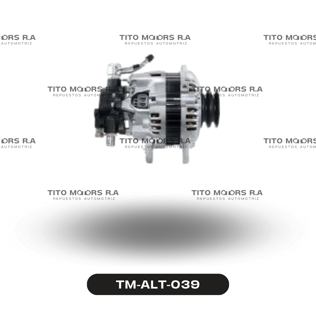 Alternador Mitsubishi 4D56 (12 V; 90 AMP; Doble Polea; 2 Pines) – TM-ALT-039