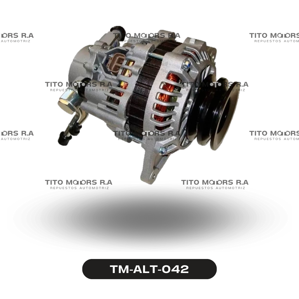 Alternador Mitsubishi 4D56 L200 (12 V; 90 AMP; Polea de 2 Canales) – TM-ALT-042