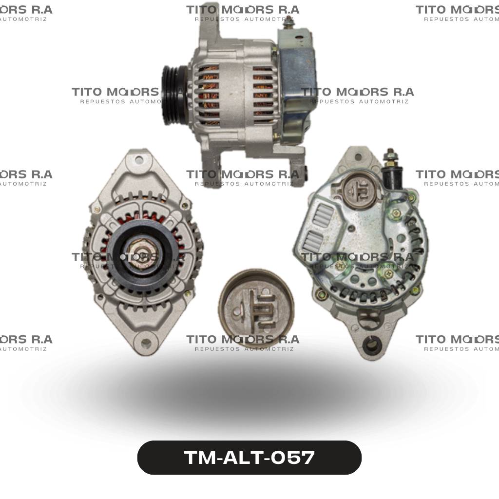 Alternador Suzuki Samurai / Vitara / Swift P-3S OVAL (12 V; 55 AMP; Enchufe Ovalado (3 Pines); 1.3 L) – TM-ALT-057