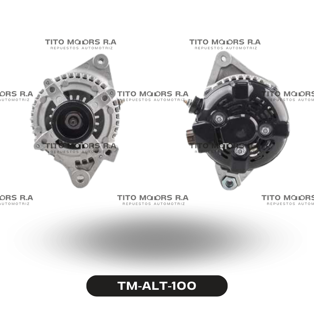 Alternador Toyota 1ZZ / 22R - Toyota Corolla / Matrix (12 V; 110 AMP; Sistema DENSO; 4 Pines) – TM-ALT-100