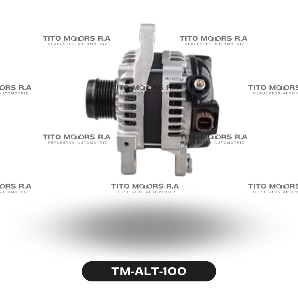 Alternador Toyota 1ZZ / 22R - Toyota Corolla / Matrix (12 V; 110 AMP; Sistema DENSO; 4 Pines) – TM-ALT-100