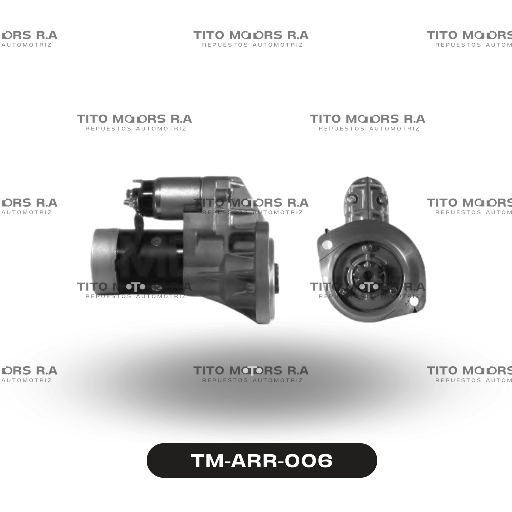 Arranque Nissan TD27 / QD32 / 4JB1 - Nissan Terrano / Isuzu Mistral / Frontier (12 V; 9 D; Diesel) – TM-ARR-006