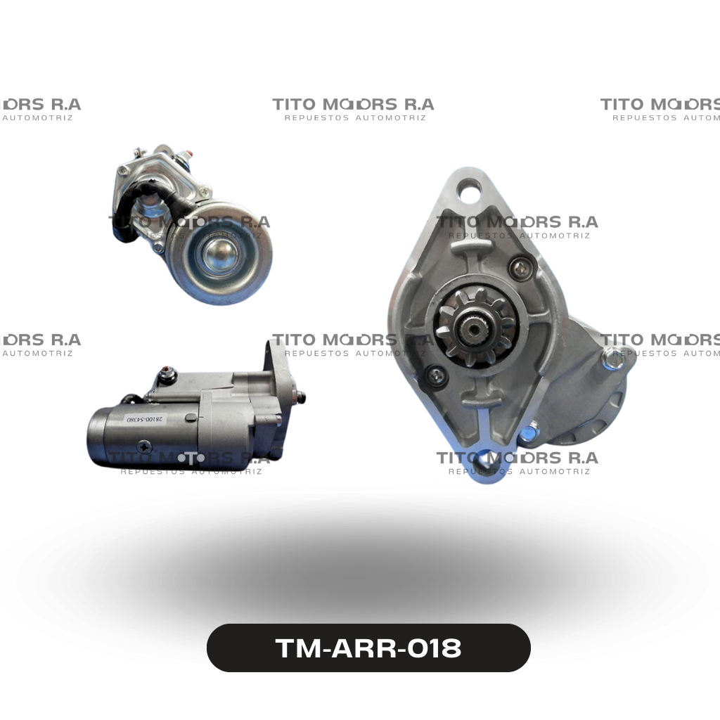 Arranque Toyota 2L / 3L / 2LT - Toyota Hilux (12 V; 10 D; 2.0 KW) – TM-ARR-018