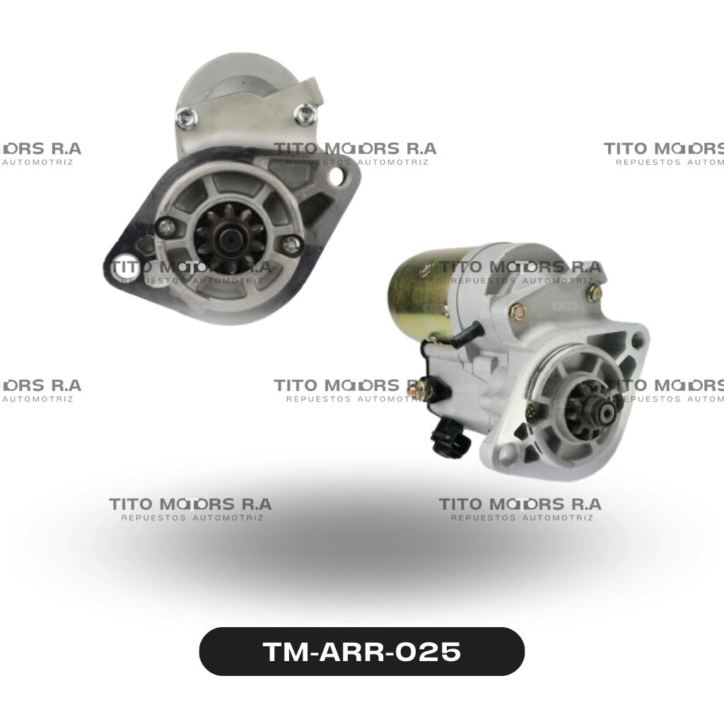Arranque Toyota 1KZ - Toyota Land Cruiser (Mod. 1996-1999) / 4Runner (Mod. 1993-1995) (12 V; 10 D; Diesel; 3000 cc; Sistema DENSO) – TM-ARR-025