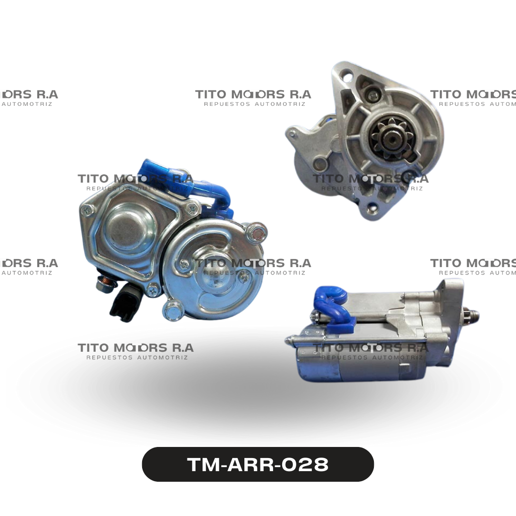 Arranque Toyota 1RZ / 3RZ / 2TR / 1TR - Toyota Hilux / Hiace (12 V; 9 D; 2.7 cc; Reducción; Sistema DENSO) – TM-ARR-028 /ARR-01034