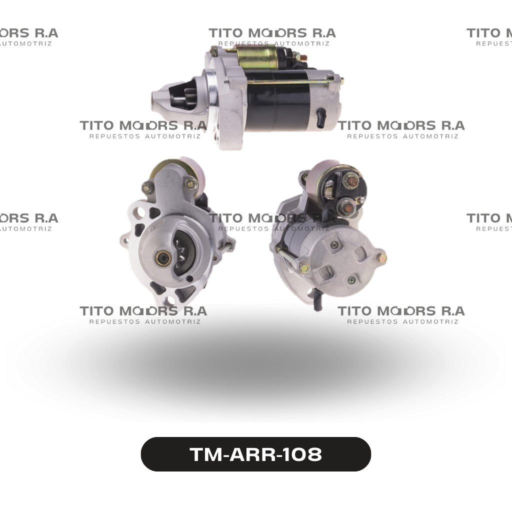 Arranque Mazda 6 (12 V; 8 D; 0.8 KW; Mod. 1988-89 Sistema DENSO PLGR) – TM-ARR-108