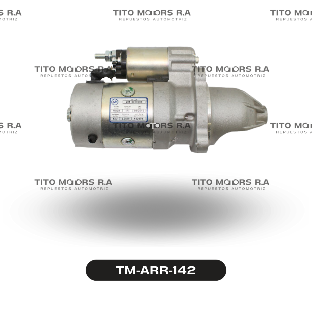 Arranque Jeep Grand Cherokee (3.6 L; Mod. 2011-2015) / Dodge Durango / RAM 1500 (12 V; 9 D; 3.6 L; Sistema DENSO PMGR; 1.3 KW) – TM-ARR-142