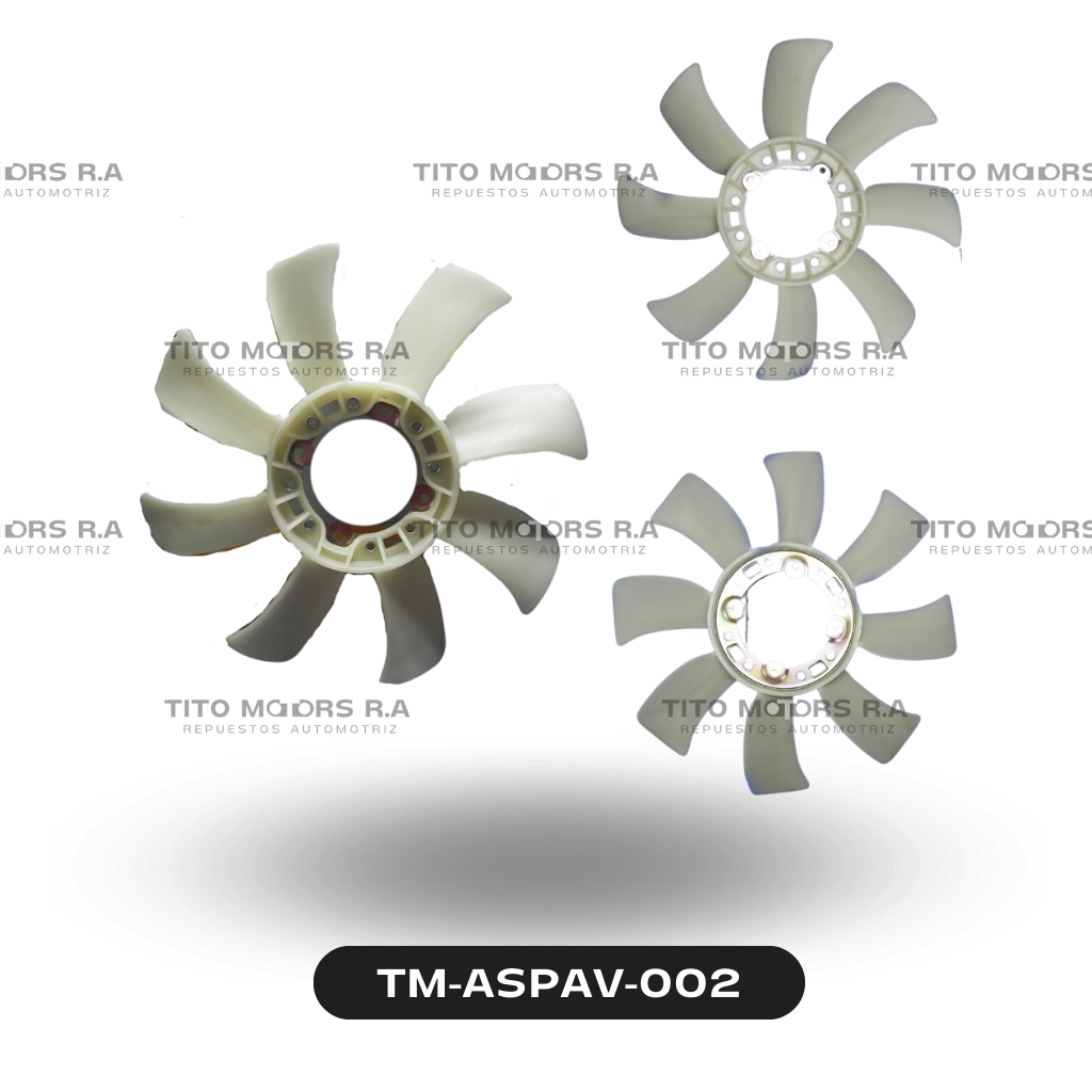 Aspa Ventilador Toyota 1HZ - Toyota Land Cruiser (Aspas: 8) – TM-ASPAV-002