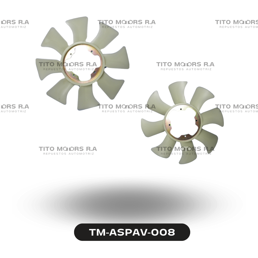 Aspa Ventilador Mitsubishi L200 (Aspas: 7; 4X4; Centro Pequeño) – TM-ASPAV-008