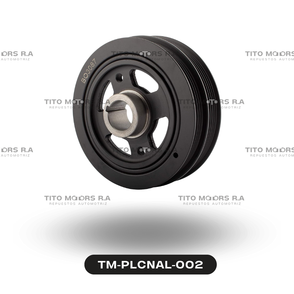 Polea de Cigueñal de Toyota 4A / 5A - Toyota Corolla (Mod. 1988-1997) / Celica (Mod. 1990-1997) (Canales: 9) – TM-PLCNAL-002