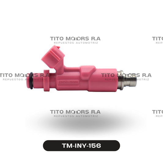 Inyector de Gasolina Toyota 4Runner - Toyota 3RZ / 3RZFE (12 Holes; enchufe corto ovalado) – TM-INY-156 / 23250-75080