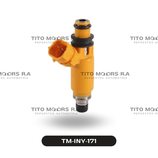 Inyector Gasolina Suzuki Alto / Peugeot / Citroen (1.1 L; 4 Holes; enchufe corto ovalado) - TM-INY-171 / 15710M844M0