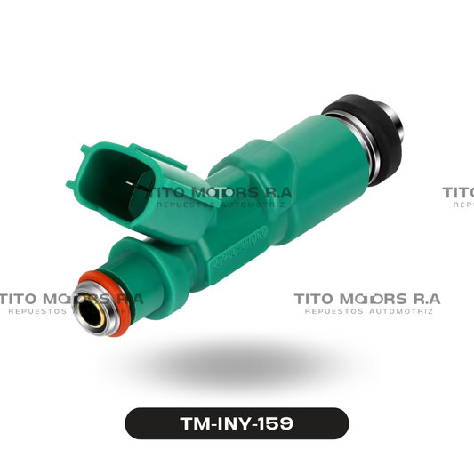 Inyector de Gasolina Toyota Echo (Mod. 2001-2005) / Prius (MOd. 2001-2009) / Scion (12 Holes, enchufe largo ovalado) - TM-INY-159 / 23250-21020