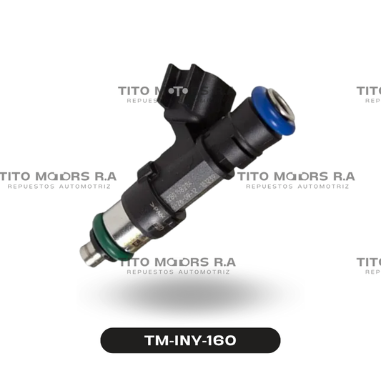 Inyector de Gasolina Ford Fiesta (1.6 L; 4 Holes; c/ranura al costado) - TM-INY-160 / 0280158443