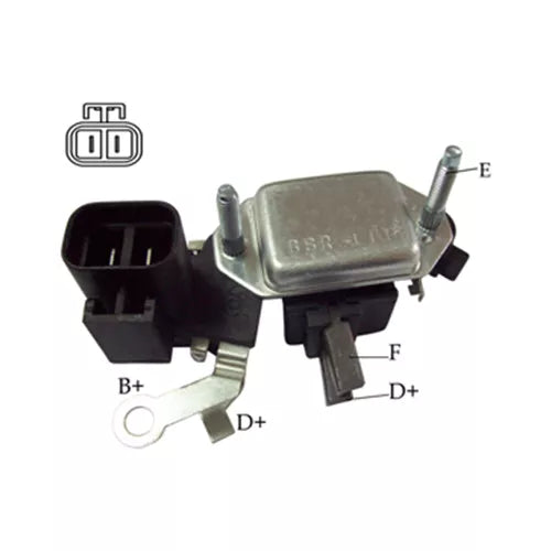 Regulador de Voltage Alternador Nissan TD27 / QD32 (Diesel; 12 V; 2 Pines) - TM-RVG-003 / 23528-05E06