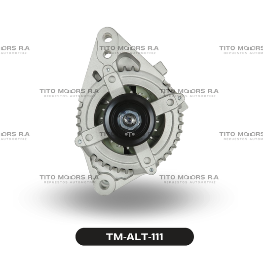 Alternador Toyota V6 / 1GR - Toyota Runner (Mod. 2003-2009) / Tacoma (Mod. 2005-2015) (12 V; 130 AMP; Enchufe cuadrado, 4 Pines; Polea: 7 canales) – TM-ALT-111