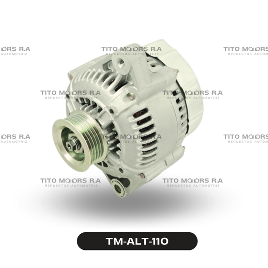 Alternador Toyota V6 - Toyota Celica / Camry / Supra / 4Runner (12 V; 70 AMP; Enchufe redondo; 3 Pines; Mod. 1986-1992) – TM-ALT-110