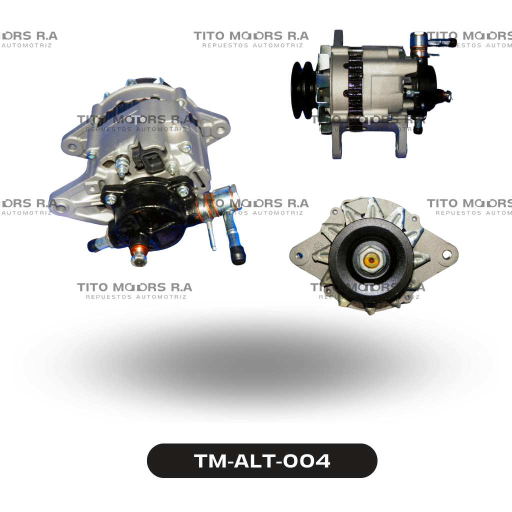 Alternador Nissan TD27 (12 V; 75 AMP; Double Pulleys; Bomba baja) – TM-ALT-004