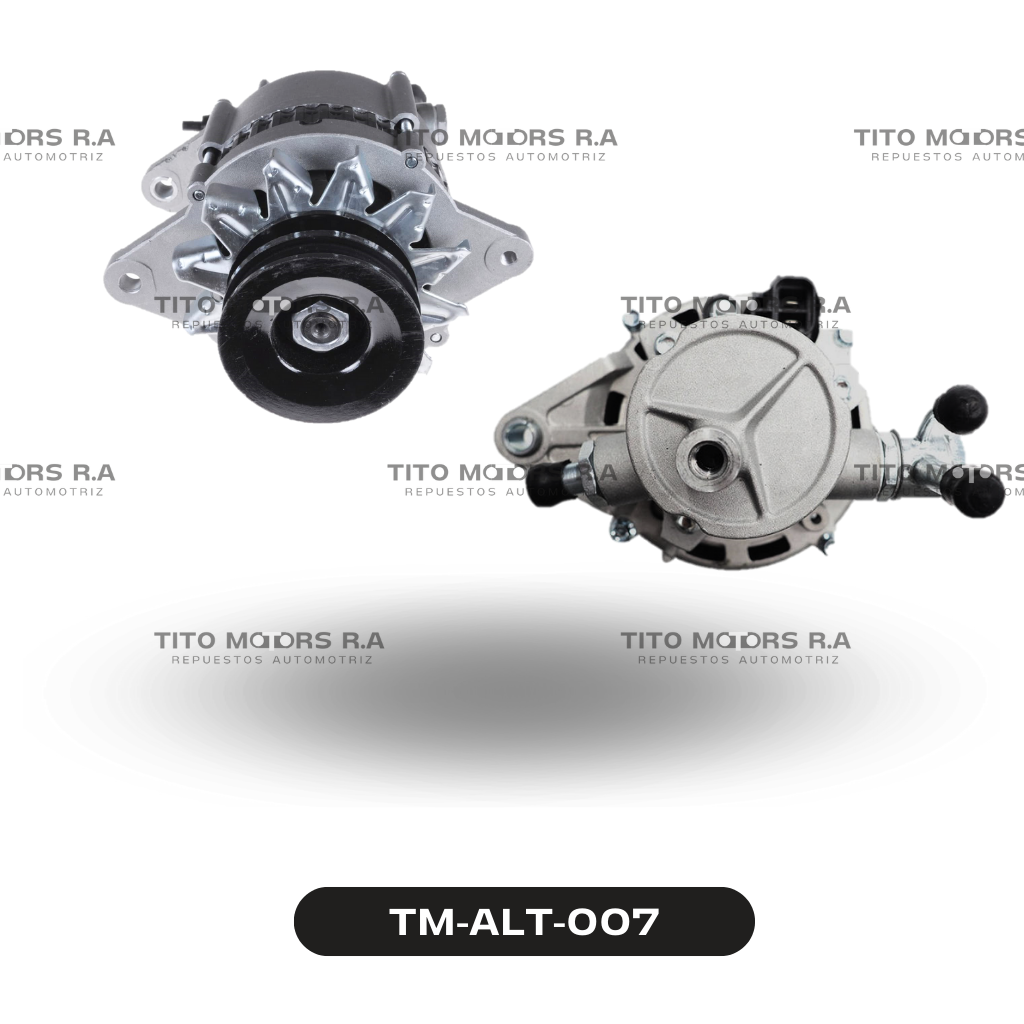 Alternador Nissan TD27 - Nissan Terrano / Datsun Diesel (12 V; 75 AMP) – TM-ALT-007