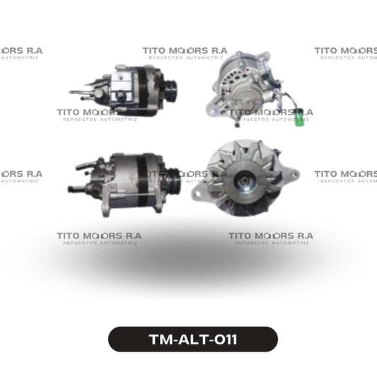 Alternador Toyota 2L - Toyota Hilux DIesel (12 V; 75 AMP; Doble Polea) – TM-ALT-011