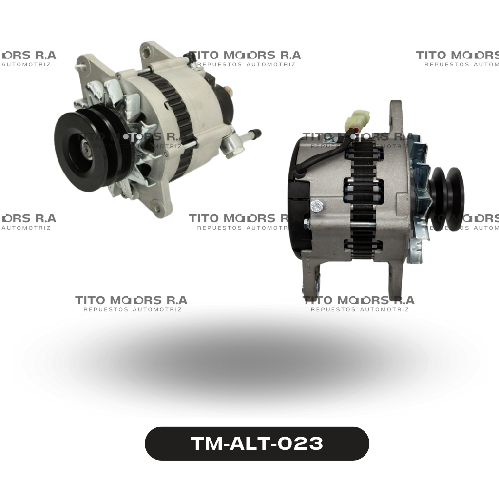 Alternador Nissan Condor UD FE6  (24 V; 60 AMP; Doble Polea; 4 Pines) – TM-ALT-023