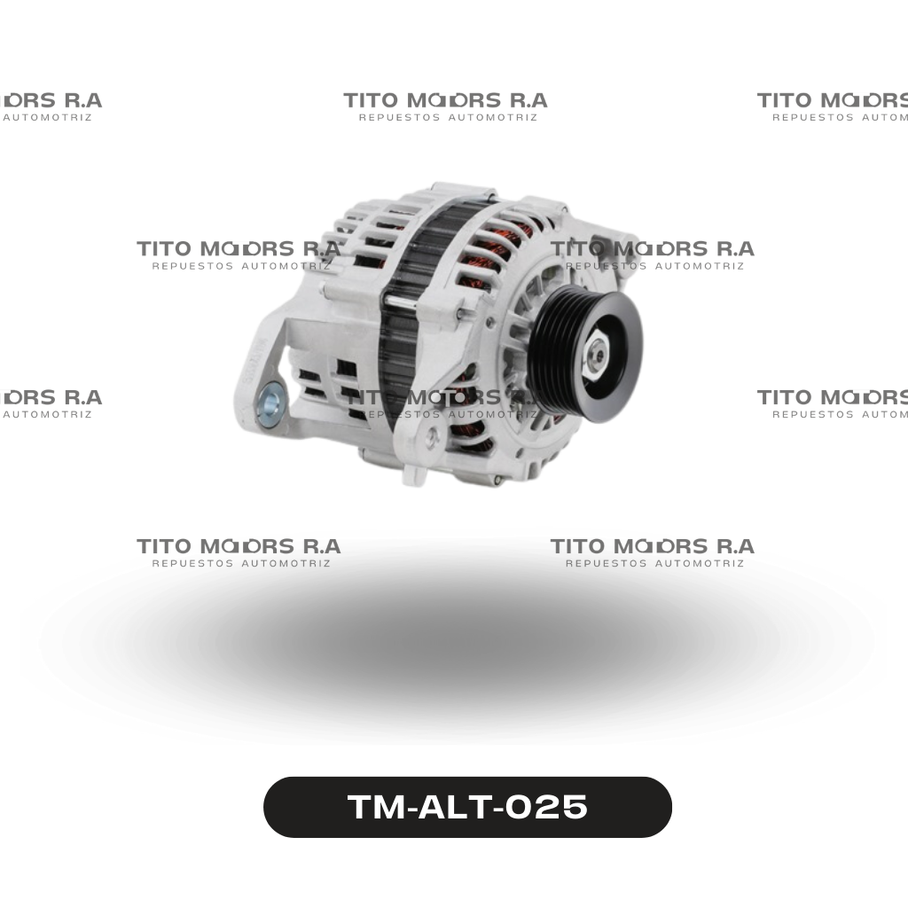 Alternador Nissan K24 / GA15 / QG15 /  B14 USA - Nissan Sunny / Datsun / Frontier  (12 V; 80 AMP; c/Bomba de vacío) – TM-ALT-025