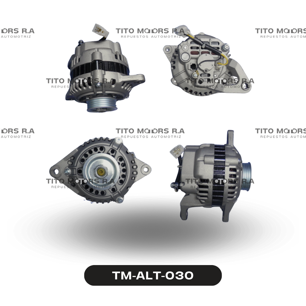 Alternador Toyota 3Y (12 V; 65 AMP; Polea Surco; 2 Pines) – TM-ALT-030