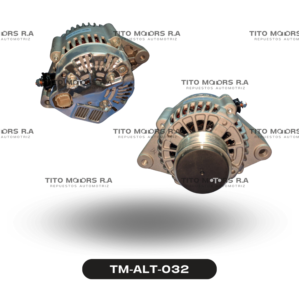 Alternador Toyota VIGO 1KD / 2KD FTV - Toyota Hilux (12 V; 70 AMP) – TM-ALT-032