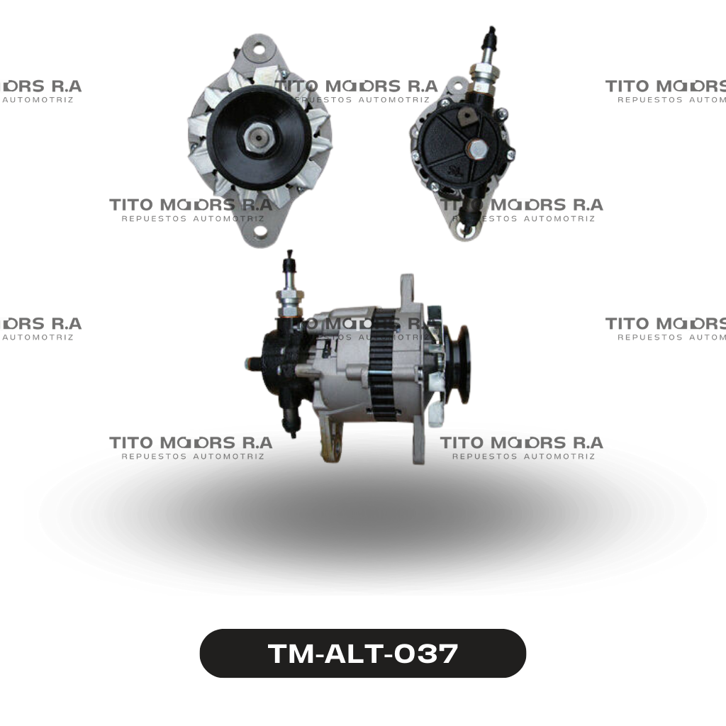 Alternador Mitsubishi 4D30 / 4D31 / 4D32 / 4D33 / 4D34 - Mitsubishi Fuso Canter BE / BG / FE / FB / FG  (24 V; 30 AMP; DIESEL; SISTEMA MITSUBISHI; Mod. 1992-1996)) – TM-ALT-037