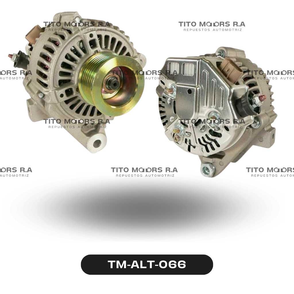 Alternador Toyota 7K  (12 V; 90 AMP; Polea V; Base Cerrada) – TM-ALT-066