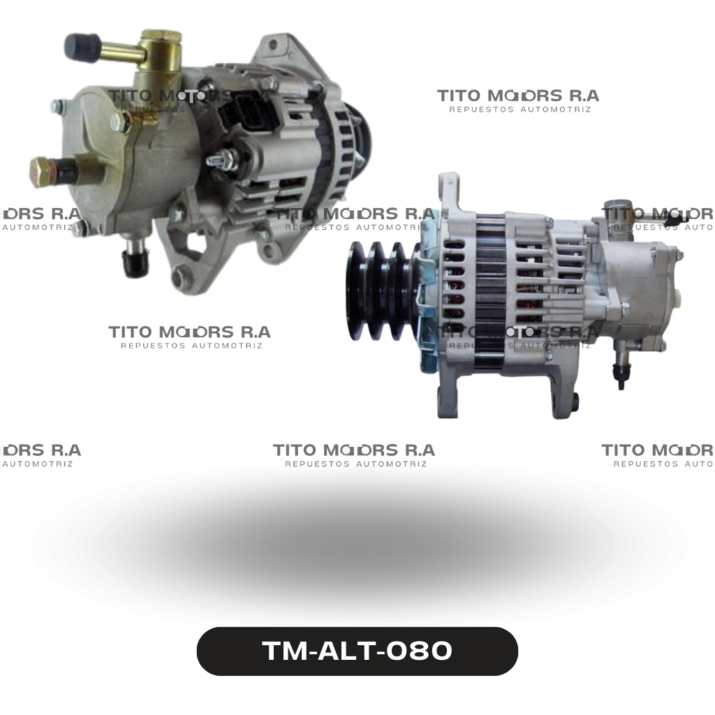 Alternador Isuzu Camion 4HE1 (24 V; 80 AMP; Polea de 3 Canales; Diesel) – TM-ALT-080