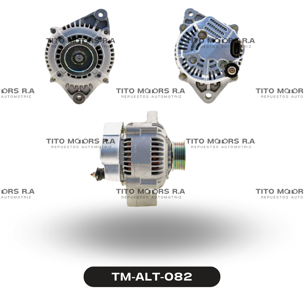 Alternador Toyota 3S / 5E / 4E FE MT (12 V; 75 AMP; 5PK; Enchufe Ovalado (3 Pines) – TM-ALT-082