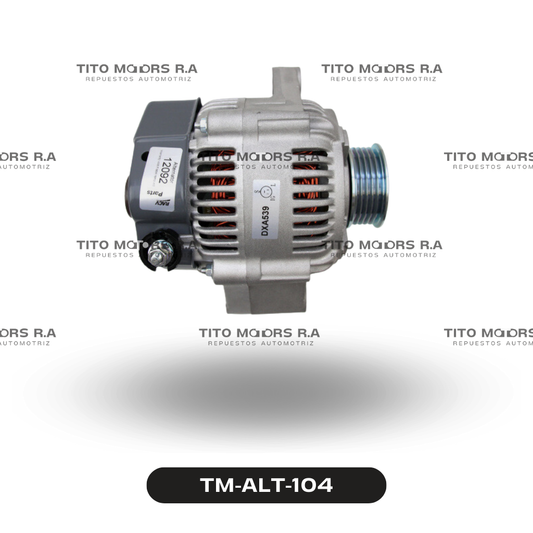 Alternador Toyota 3S / 4E / 5E  - Toyota Ipsum / Corolla / RAV4 / Noa  (12 V; 75 AMP; 5PK; Enchufe Ovalado (3 Pines)) – TM-ALT-104