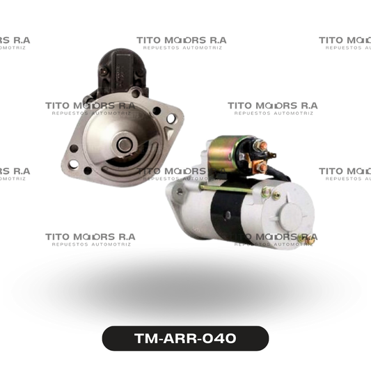 Arranque Mitsubishi 4D56  (12 V; 12 D; c/Campana) – TM-ARR-040