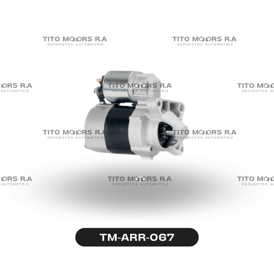Arranque  Mazda 323 F/P  (12 V; 9 D; 3 Pernos; Cuerpo Delgado; Mod. 1998-2004) – TM-ARR-067