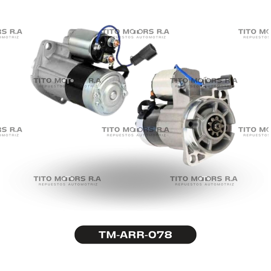 Arranque  Nissan K21 / K25 - Nissan Kalmar Komatsu TCM Forklift (12 V; 8 D; Montacarga) – TM-ARR-078